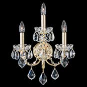 Schonbek Century 3 Light 18" Tall Wall Sconce Aurelia