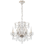 Schonbek Century 8 Light 24" Wide Crystal Chandelier Antique Silver
