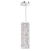 Schonbek Sarella 3 Light 5" Wide Crystal Mini Pendant with Heritage Crystals Antique Silver