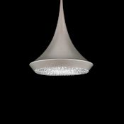Schonbek Verita 18" Wide LED Crystal Pendant Antique Silver