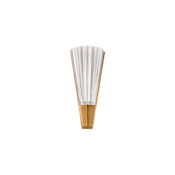 Schonbek Origami 14" Tall LED Wall Sconce Aged Brass