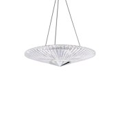 Schonbek Origami 19" Wide LED Crystal Pendant Polished Chrome