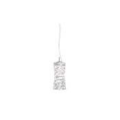 Schonbek Glissando 5" Wide LED Crystal Mini Pendant with Swarovski Crystals Stainless Steel