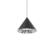 Schonbek Beyond Primrose 8" Wide LED Crystal Mini Pendant Black