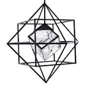 Schonbek Beyond Heracles 38" Wide LED Crystal Pendant Black
