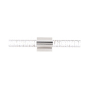 Schonbek Beyond Cru 2 Light 5" Wide LED Vanity Light Polished Nickel