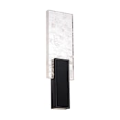 Schonbek Beyond Tryst 20" Tall LED Wall Sconce with Clear Optic Haze Crystal Black