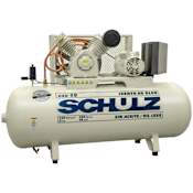 Schulz 3 HP 60 Gal 120 Max PSI Two-Stage Stationary Electric (230 Volt 1 Phase) Reciprocating Air Compressor with Horizontal Tank N/A