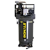 Schulz 5 HP 80 Gal 175 Max PSI Two-Stage Stationary Electric (230 Volt 1 Phase) Fully Packaged Reciprocating Air Compressor with Vertical Tank N/A