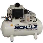 Schulz 15 HP 120 Gal 120 Max PSI Two-Stage Stationary Electric (208, 230, 460 Volt 3 Phase) Reciprocating Air Compressor N/A