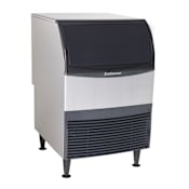 Scotsman 24 Inch Wide 227 Lbs. Daily Production Air-Cooled Undercounter Small Cube Ice Machine Stainless Steel