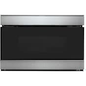 Sharp 24 Inch Wide 1.2 Cu. Ft. 950 Watt IOT Easy Wave Open Microwave Drawer Oven Stainless Steel