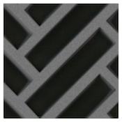 Shaw Ascendant - 10" x 11" Wall Tile - Sold by Sheet (0.76 SF/Sheet) Abyss