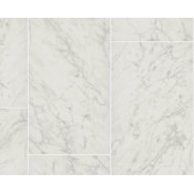 Shaw Prime Aura - 24" x 48" Rectangle Floor and Wall Tile - Matte Visual - Sold by Carton (15.5 SF/Carton) Carrara Abisso