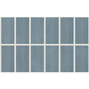 Shaw Stack Mosaic - 11" x 13" Rectangle Wall Tile - Matte Visual - Sold by Sheet (0.96 SF/Sheet) Bluesky