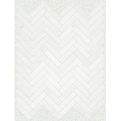 Shaw Eterna - 10" x 13" Floor and Wall Tile - Textured Visual - Sold by Sheet Alps Thassos