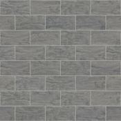 Shaw Geoscape - 3" x 6" Rectangle Subway Mosaic Wall Tile - Tile Visual - Sold by Carton (10.56 SF/Carton) Dark Gray