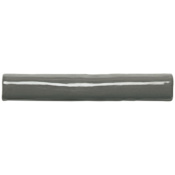 Shaw Geoscape Bead - 13/16" x 5-7/8" Ceramic Thin-Set Decorative Accent Dark Gray