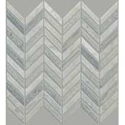 Shaw Sample only of CS23Z Bianco Carrara / Blue Grigio