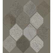 Shaw Boca Stretch Hex - 9-5/8" x 10-5/8" Hexagon Geometric Mosaic Floor Tile - Visual - Sold by Sheet (0.71 SF/Sheet) Foussana Gray