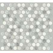 Shaw Sample only of CS29Z Bianco Carrara / Blue Grigio / Thassos White