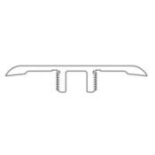 Shaw Sanctuary Hickory 78" x 2" Floating Hardwood T-Molding Quietude