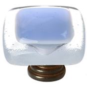 Sietto Reflective 1-1/4 Inch Square Cabinet Knob Oil Rubbed Bronze