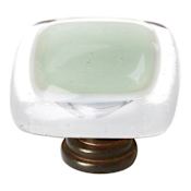 Sietto Reflective 1-1/4 Inch Square Cabinet Knob Oil Rubbed Bronze