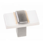 Sietto Bandwidth 1-3/4 Inch Bar Cabinet Knob Satin Nickel
