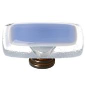 Sietto Reflective 2 Inch Rectangular Cabinet Knob Oil Rubbed Bronze