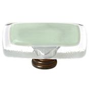 Sietto Reflective 2 Inch Rectangular Cabinet Knob Oil Rubbed Bronze