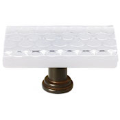 Sietto Texture 2 Inch Rectangular Cabinet Knob Oil Rubbed Bronze