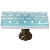 Sietto Texture 2 Inch Rectangular Cabinet Knob Oil Rubbed Bronze