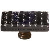 Sietto Texture 2 Inch Rectangular Cabinet Knob Oil Rubbed Bronze