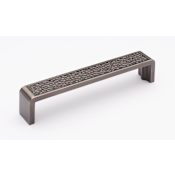 Sietto Hammered 6 Inch Center to Center Handle Cabinet Pull Gunmetal