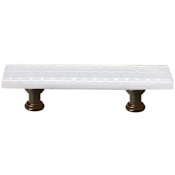 Sietto Texture 3 Inch Center to Center Bar Cabinet Pull Oil Rubbed Bronze