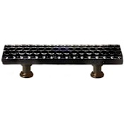 Sietto Texture 3 Inch Center to Center Bar Cabinet Pull Oil Rubbed Bronze