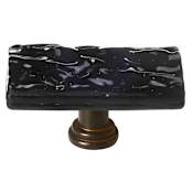 Sietto Skinny Glacier 2 Inch Rectangular Cabinet Knob Oil Rubbed Bronze