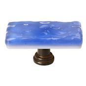 Sietto Skinny Glacier 2 Inch Rectangular Cabinet Knob Oil Rubbed Bronze