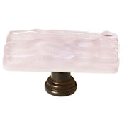 Sietto Skinny Glacier 2 Inch Rectangular Cabinet Knob Oil Rubbed Bronze