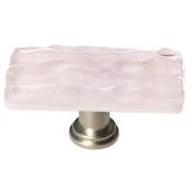 Sietto Skinny Glacier 2 Inch Rectangular Cabinet Knob Satin Nickel