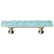 Sietto Skinny Glacier 3 Inch Center to Center Bar Cabinet Pull Satin Nickel