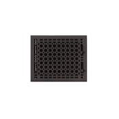 Signature Hardware Cast Iron Floor Register - 8" x 10" Black