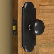 Signature Hardware Marwick Solid Bronze Dummy Knob Set Dark Bronze