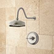 Signature Hardware Lambert Pressure Balanced Shower Only Package with 12" Shower Head - Rough-In Valve Included Brushed Nickel