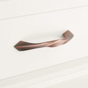 Signature Hardware Powell 3-3/4 Inch Center to Center Handle Cabinet Pull Antique Copper
