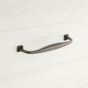 Signature Hardware Dowling 6-1/4 Inch Center to Center Handle Cabinet Pull Antique Brass