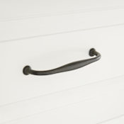 Signature Hardware Padilla 4-7/8 Inch Center to Center Handle Cabinet Pull Dark Bronze