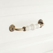 Signature Hardware Broward 5 Inch Center to Center Handle Cabinet Pull Bronze