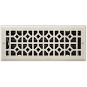 Signature Hardware Appert Steel Wall Register - 4" x 10" Brushed Nickel